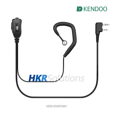 KEM-E04P04K1 Two-way Radio Ear-hanger Earplug Headset