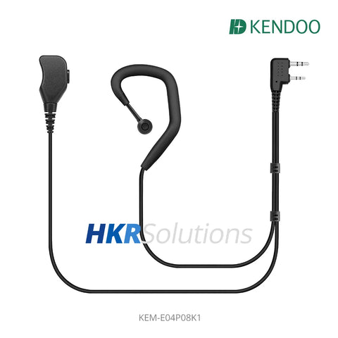 KEM-E04P08K1 Two-way Radio Ear-hanger Earplug Headset