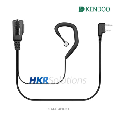 KEM-E04P09K1 Two-way Radio Ear-hanger Earplug Headset