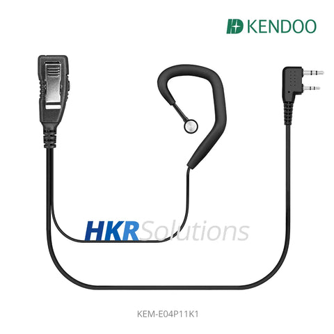 KEM-E04P11K1 Two-way Radio Ear-hanger Earplug Headset