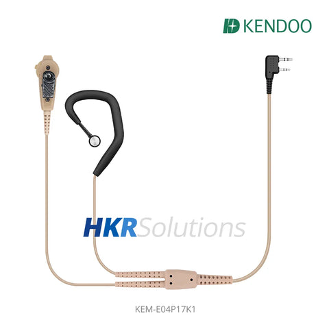 KEM-E04P17K1 Two-way Radio Ear-hanger Earplug Headset