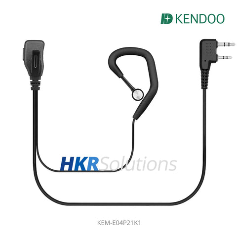 KEM-E04P21K1 Two-way Radio Ear-hanger Earplug Headset