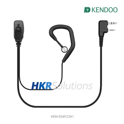 KEM-E04P22K1 Two-way Radio Ear-hanger Earplug Headset