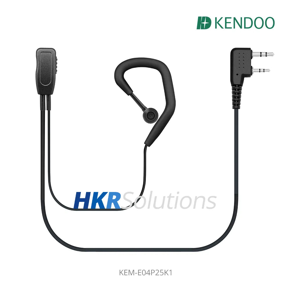 KEM-E04P25K1 Two-way Radio Ear-hanger Earplug Headset