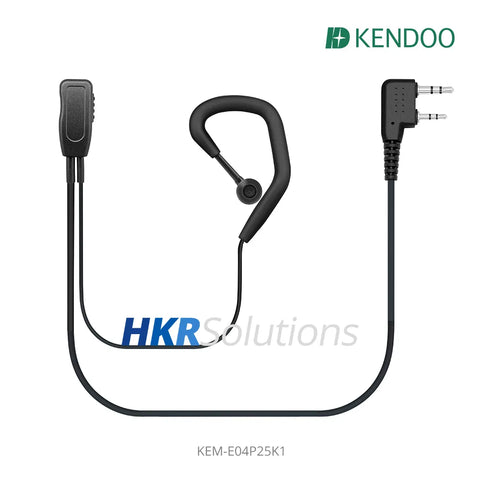 KEM-E04P25K1 Two-way Radio Ear-hanger Earplug Headset