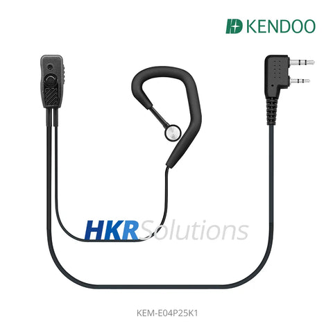 KEM-E04P25K1 Two-way Radio Ear-hanger Earplug Headset