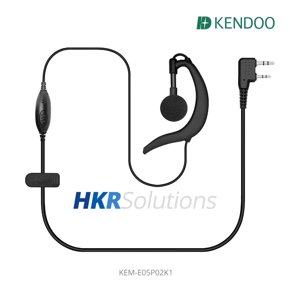 KEM-E05P02K1 Two-way Radio Ear-hanger Earplug Headset