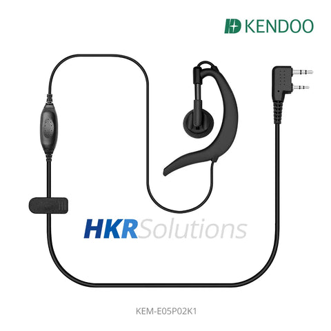 KEM-E05P02K1 Two-way Radio Ear-hanger Earplug Headset