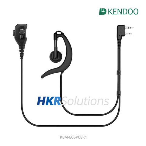 KEM-E05P08K1 Two-way Radio Ear-hanger Earplug Headset