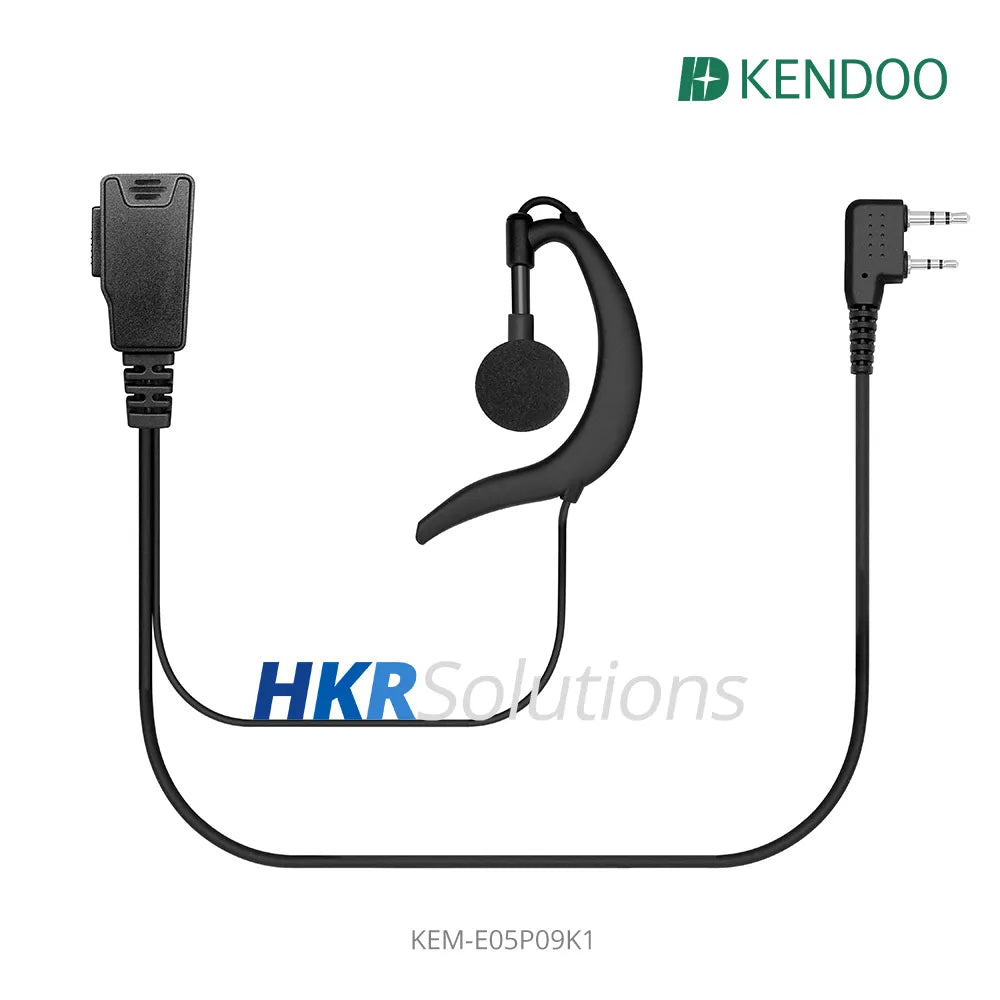 KEM-E05P09K1 Two-way Radio Ear-hanger Earplug Headset