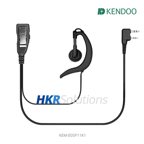 KEM-E05P11K1 Two-way Radio Ear-hanger Earplug Headset