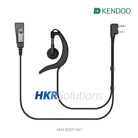 KEM-E05P15K1 Two-way Radio Ear-hanger Earplug Headset