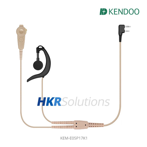 KEM-E05P17K1 Two-way Radio Ear-hanger Earplug Headset