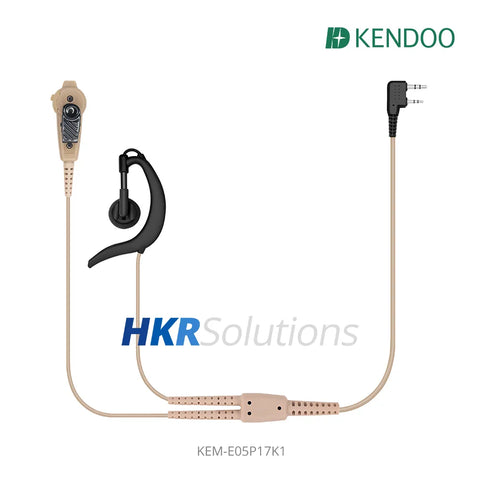 KEM-E05P17K1 Two-way Radio Ear-hanger Earplug Headset