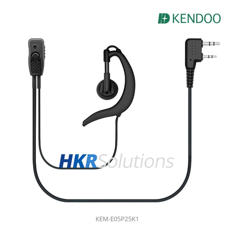 KEM-E05P25K1 Two-way Radio Ear-hanger Earplug Headset