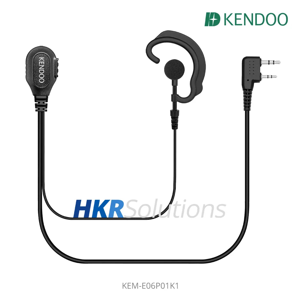 KEM-E06P01K1 Two-way Radio Ear-hanger Earplug Headset