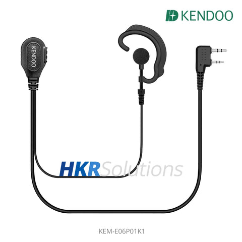 KEM-E06P01K1 Two-way Radio Ear-hanger Earplug Headset