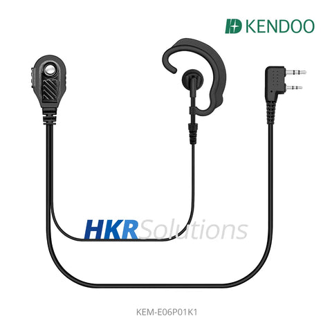 KEM-E06P01K1 Two-way Radio Ear-hanger Earplug Headset