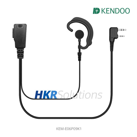 KEM-E06P09K1 Two-way Radio Ear-hanger Earplug Headset