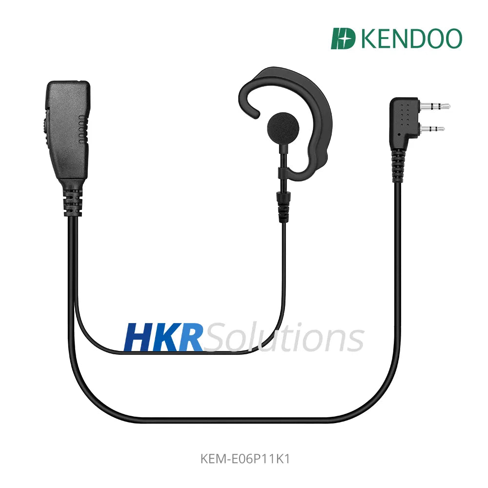 KEM-E06P11K1 Two-way Radio Ear-hanger Earplug Headset