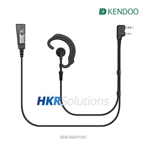 KEM-E06P15K1 Two-way Radio Ear-hanger Earplug Headset