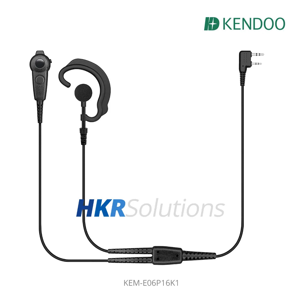 KEM-E06P16K1 Two-way Radio Ear-hanger Earplug Headset