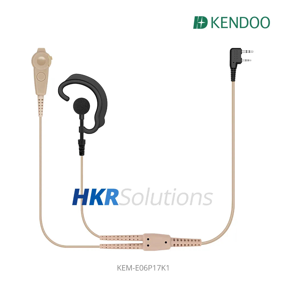 KEM-E06P17K1 Two-way Radio Ear-hanger Earplug Headset