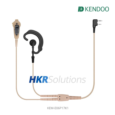 KEM-E06P17K1 Two-way Radio Ear-hanger Earplug Headset