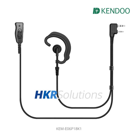 KEM-E06P18K1 Two-way Radio Ear-hanger Earplug Headset