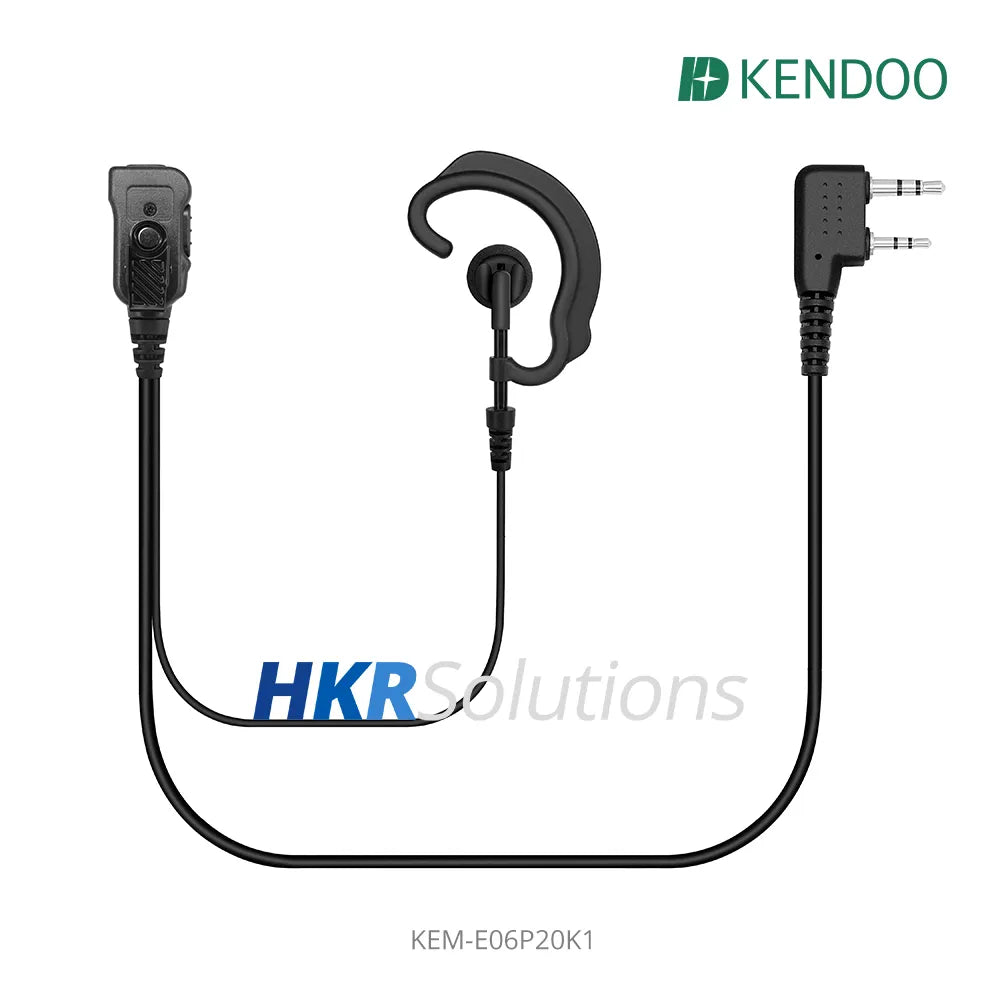 KEM-E06P20K1 Two-way Radio Ear-hanger Earplug Headset