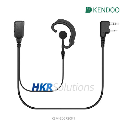 KEM-E06P20K1 Two-way Radio Ear-hanger Earplug Headset