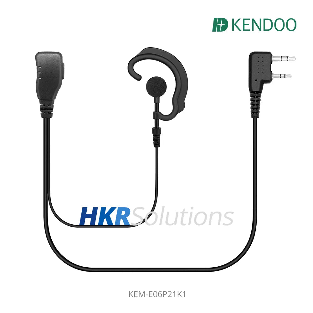 KEM-E06P21K1 Two-way Radio Ear-hanger Earplug Headset