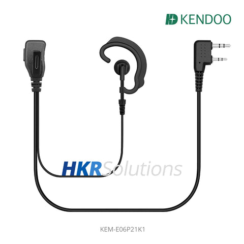 KEM-E06P21K1 Two-way Radio Ear-hanger Earplug Headset