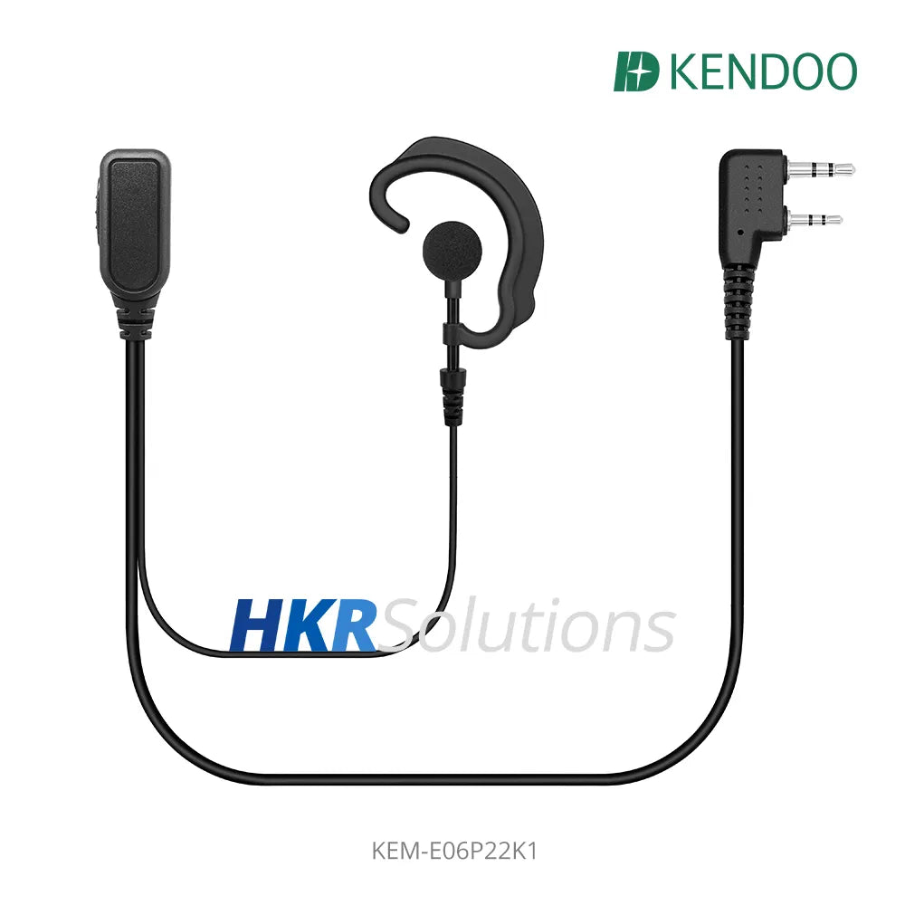 KEM-E06P22K1 Two-way Radio Ear-hanger Earplug Headset