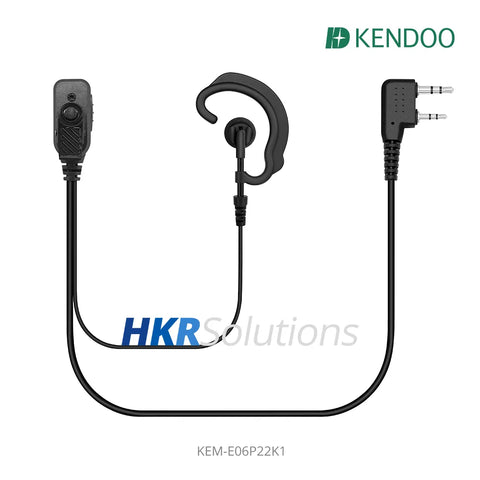 KEM-E06P22K1 Two-way Radio Ear-hanger Earplug Headset