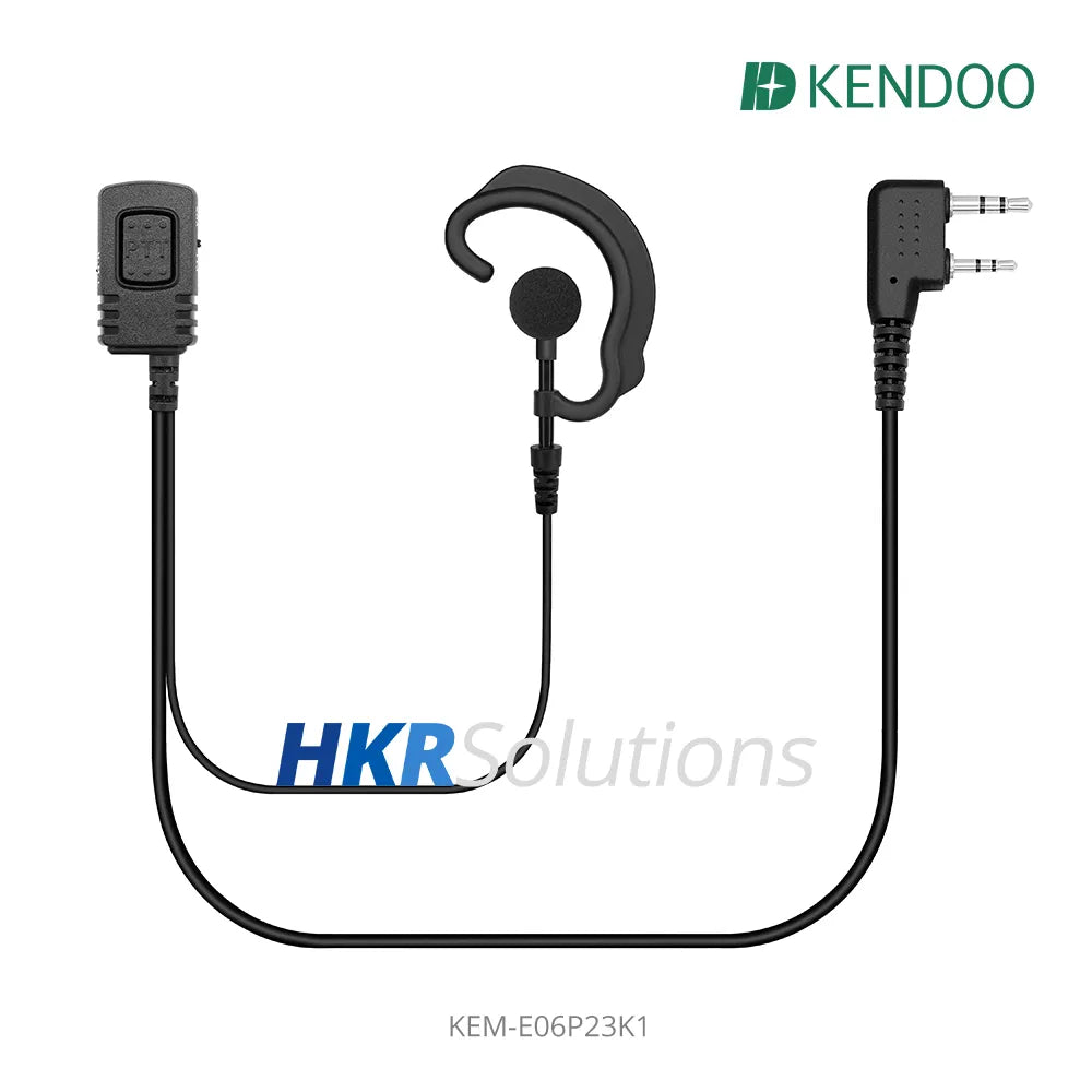 KEM-E06P23K1 Two-way Radio Ear-hanger Earplug Headset