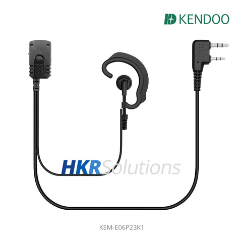 KEM-E06P23K1 Two-way Radio Ear-hanger Earplug Headset