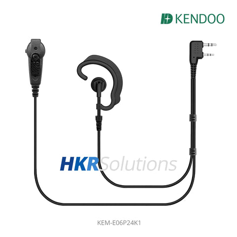 KEM-E06P24K1 Two-way Radio Ear-hanger Earplug Headset