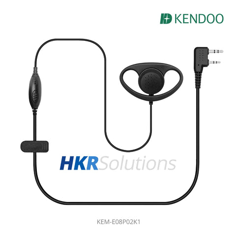 KEM-E08P02K1 Radio Ear-hanger Earplug Headset