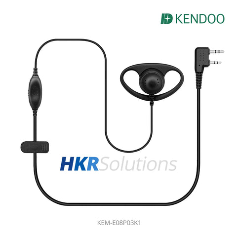 KEM-E08P03K1 Radio Ear-hanger Earplug Headset