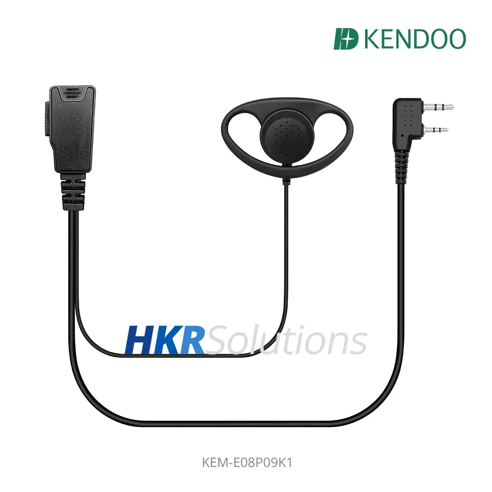 KEM-E08P09K1 Radio Ear-hanger Earplug Headset