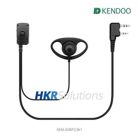 KEM-E08P23K1 Radio Ear-hanger Earplug Headset