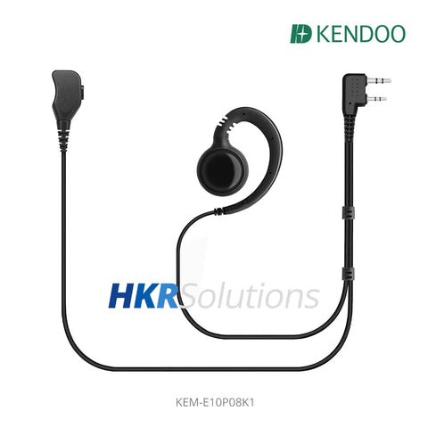 KEM-E10P08K1 Radio Ear-hanger Earplug Headset