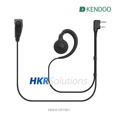 KEM-E10P19K1 Radio Ear-hanger Earplug Headset