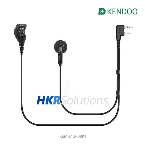 KEM-E12P08K1 Radio Ear-hanger Earplug Headset