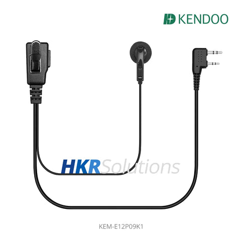 KEM-E12P09K1 Radio Ear-hanger Earplug Headset