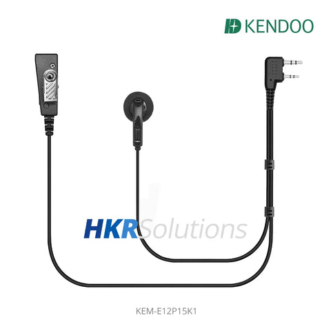 KEM-E12P15K1 Radio Ear-hanger Earplug Headset