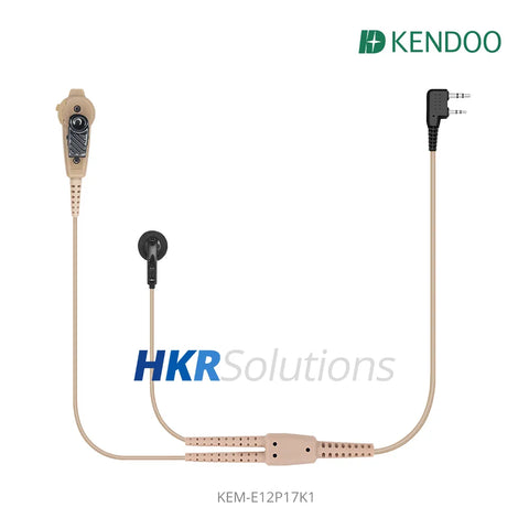 KEM-E12P17K1 Radio Ear-hanger Earplug Headset