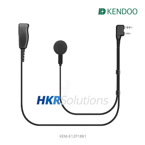 KEM-E12P18K1 Radio Ear-hanger Earplug Headset