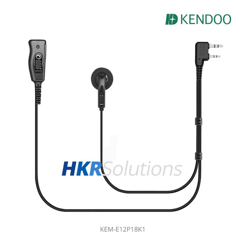 KEM-E12P18K1 Radio Ear-hanger Earplug Headset